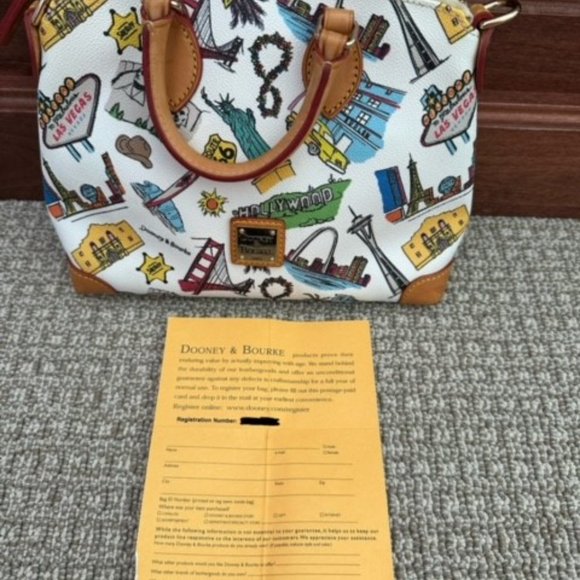 Dooney & Bourke Multicolor Satchel - Picture 8 of 9